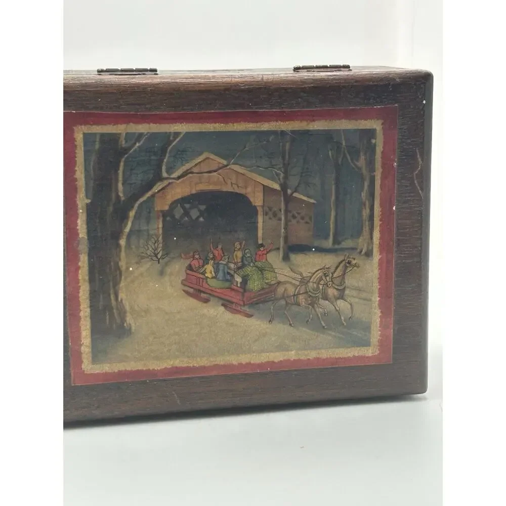 wooden cigar box vintage